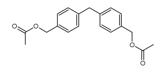 bis-(4-acetoxymethyl-phenyl)-methane Structure