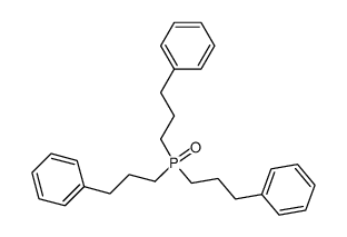 tris-(3-phenyl-propyl)-phosphine oxide Structure