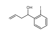 1-(2-iodophenyl)-1-hydroxy-3-butene结构式