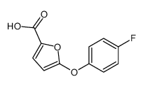 5-(4-fluorophenoxy)furan-2-carboxylic acid Structure