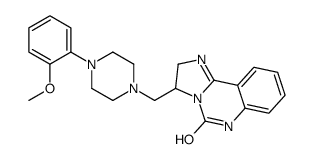 3-[[4-(2-methoxyphenyl)piperazin-1-yl]methyl]-3,6-dihydro-2H-imidazo[1,2-c]quinazolin-5-one Structure