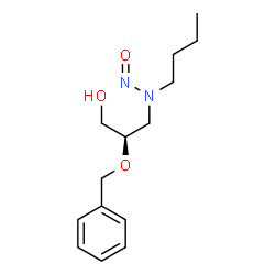 N-NITROSO-N-(2-BENZYLOXY-3-HYDROXYPROPYL)BUTYLAMINE Structure