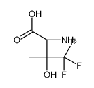 (2S)-2-amino-4,4,4-trifluoro-3-hydroxy-3-methylbutanoic acid结构式