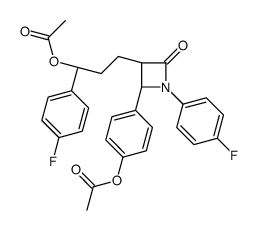 [4-[(2S,3R)-3-[(3R)-3-acetyloxy-3-(4-fluorophenyl)propyl]-1-(4-fluorophenyl)-4-oxoazetidin-2-yl]phenyl] acetate picture