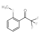 Ethanone, 2,2,2-trifluoro-1-[2-(methylthio)phenyl]- (9CI) Structure