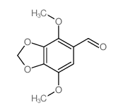 4,7-dimethoxy-1,3-benzodioxole-5-carbaldehyde picture