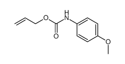 allyl N-(p-methoxyphenyl)-carbamate Structure