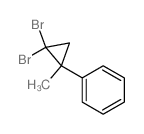 (2,2-dibromo-1-methyl-cyclopropyl)benzene结构式