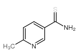 6-methylpyridine-3-carbothioamide structure