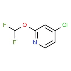 4-氯-2-二氟甲氧基吡啶结构式