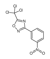 3-(3-nitrophenyl)-5-(trichloromethyl)-1,2,4-oxadiazole Structure