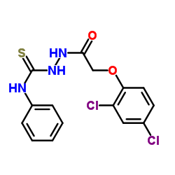 2-[2-(2,4-dichlorophenoxy)acetyl]-N-phenyl-1-hydrazinecarbothioamide Structure