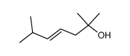 2,6-dimethyl-hept-4-en-2-ol Structure