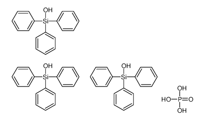 hydroxy(triphenyl)silane,phosphoric acid结构式