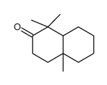 1,1,4a-trimethyl-4,5,6,7,8,8a-hexahydro-3H-naphthalen-2-one结构式