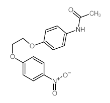 Acetamide,N-[4-[2-(4-nitrophenoxy)ethoxy]phenyl]-结构式
