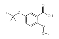 2-methoxy-5-(trifluoromethoxy)benzoic acid Structure