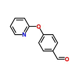 4-(吡啶-2-基氧基)苯甲醛结构式
