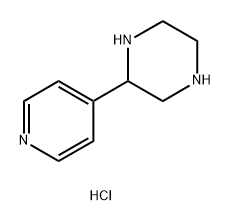 2-(Pyridin-4-yl)piperazine dihydrochloride Structure