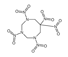 1,3,5,7,7-pentanitro-1,3,5-triazocane Structure