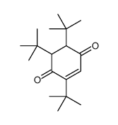 2,5,6-tritert-butylcyclohex-2-ene-1,4-dione Structure