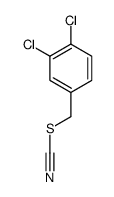 3,4-Dichlorobenzyl thiocyanate结构式