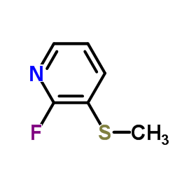 Pyridine, 2-fluoro-3-(methylthio)- (9CI) Structure