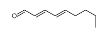 (E,Z)-2,4-nonadienal,(2E,4Z)-2,4-nonadienal structure