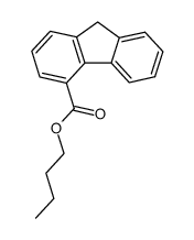 fluorene-4-carboxylic acid n-butyl ester结构式