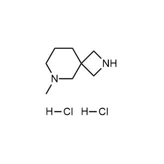 6-Methyl-2,6-diazaspiro[3.5]nonane dihydrochloride Structure