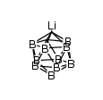 1-lithium-1,2-dicarba-closo-dodecaborane(12)结构式