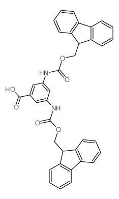 DI-FMOC-3,5-DIAMINOBENZOIC ACID结构式