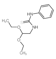 Thiourea,N-(2,2-diethoxyethyl)-N'-phenyl-结构式