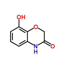 8-Hydroxy-2H-1,4-benzoxazin-3(4H)-one结构式