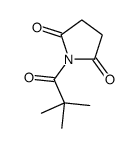 1-(2,2-dimethylpropanoyl)pyrrolidine-2,5-dione结构式