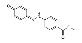 methyl 4-[2-(4-oxocyclohexa-2,5-dien-1-ylidene)hydrazinyl]benzoate结构式