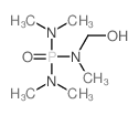 Phosphoric triamide,(hydroxymethyl)pentamethyl- (8CI,9CI) Structure
