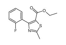 4-(2-FLUOROPHENYL)-2-METHYL-5-THIAZOLECARBOXYLIC ACID ETHYL ESTER picture