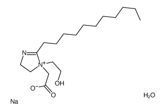 sodium 1-(carboxymethyl)-4,5-dihydro-1-(2-hydroxyethyl)-2-undecyl-1H-imidazolium hydroxide结构式