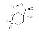 methyl 2-chloro-5-methyl-2-oxo-1,3-dioxa-2$l^C6H10ClO5P-phosphacyclohexane-5-carboxylate structure