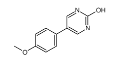 5-(4-methoxyphenyl)-1H-pyrimidin-2-one结构式