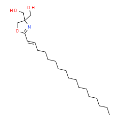 2-(heptadecenyl)-2-oxazoline-4,4-dimethanol Structure