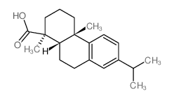 (1S,4aS,10aS)-1,4a-dimethyl-7-propan-2-yl-2,3,4,9,10,10a-hexahydrophenanthrene-1-carboxylic acid结构式