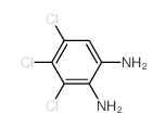 1,2-Benzenediamine,3,4,5-trichloro-结构式