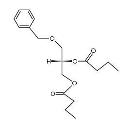 3-benzyl-1,2-dibutanoyl-sn-glycerol Structure