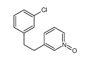3-(3-CHLOROPHENYLETHYL)PYRIDINE N-OXIDE picture