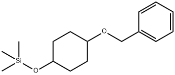 [[4-(Benzyloxy)cyclohexyl]oxy]trimethylsilane结构式