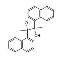 2,3-dimethyl-2,3-di(1-naphthyl)butane-2,3-diol Structure