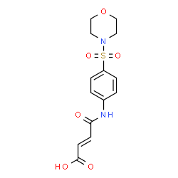3-[4-(MORPHOLINE-4-SULFONYL)-PHENYLCARBAMOYL]-ACRYLIC ACID Structure