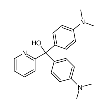 bis-(4-dimethylamino-phenyl)-pyridin-2-yl-methanol结构式